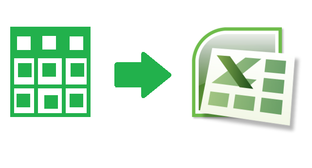 Export of Confluence® tables to Excel® files